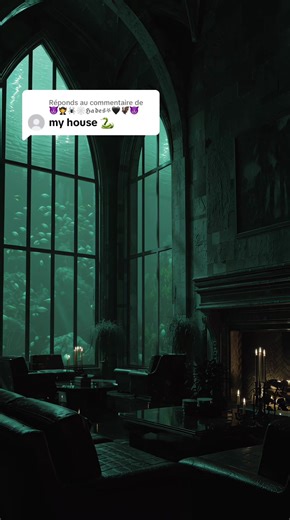 Réponse à @👿🧛🕷🕸𝕳𝖆𝖉𝖊𝖘⛧🖤🦇👿 Who needs sunlight when we have one (1) fireplace in the Slytherin common room #slytherin#slytherinpridencommonroom #slytherin🐍 #hogwartsismyhome #slytherinaesthetic
