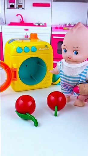 Washing Machine Set Toy, Satisfying ASMR Kitchen Unboxing with Subeo Toys