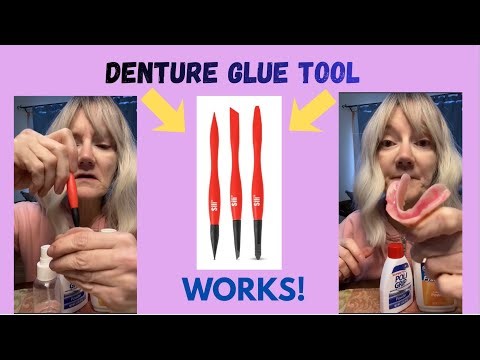 Easy way to apply denture glue