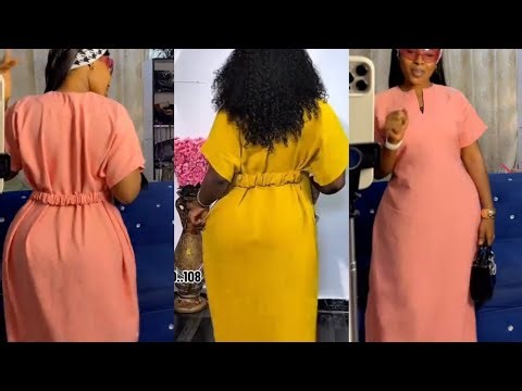 How to Cut and Sew Trendy Shift BuBu Kaftan with Snatched Elastic Band