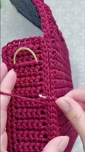 Crochet Bag Seaming Tutorial |Master Invisible Stitch in 3 Mins,Beginners Friendly #crochettutorial