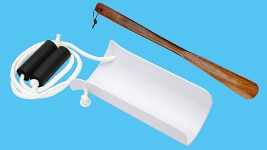 Sock Aid Kit with Shoe Horn, Socks Helper Sock Puller Aid Easy On and Off