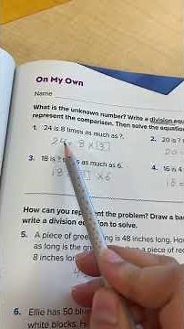 Reveal math grade 4 lesson 4-4 solve comparison problems using division