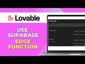 How To Use Supabase Edge Functions in Lovable.Ai
