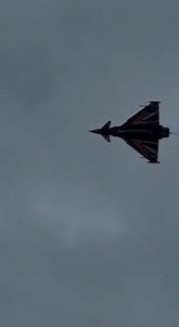 524K views · 4.4K reactions | Euro Fighter Typhoon Jet Showing Off Some Flying Skills | Swally Walton Family | Facebook