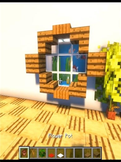 Round Aquarium in minecraft #shorts #minecraft