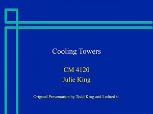 Cooling Towers - SlideServe