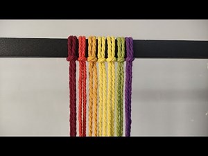 Macrame Pattern Tutorial 🪢 | Easy & Beautiful Knot Design for Beginners | DIY Home Decor Idea