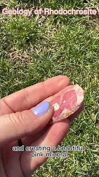 Geology of Rhodochrosite! #geology #geologyrocks #rhodochrosite #minerals