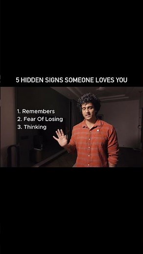 5 Hidden Signs Someone Loves You ❤️