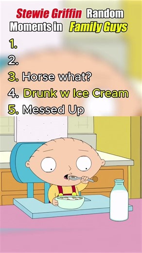 Top 5 Random Stewie Griffin Moments That Went Too Far #stewiegriffin #ranking #familyguy