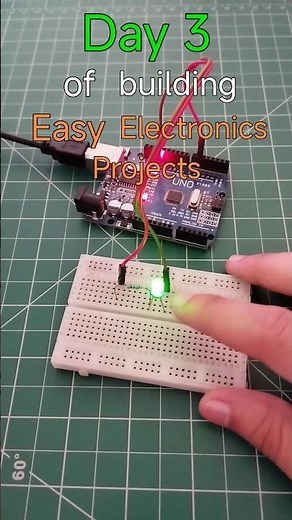 Easy Electronics Projects | Day 3/50 | PWM LED Fading #arduino #diy #electronics #shorts