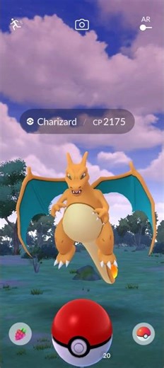 A WILD CHARIZARD SPAWNED?! 🤯🔥 #charizard #wildpokemon #niantic #pokemon