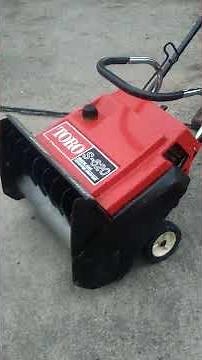 Toro S 620 S 200 snowblower first start 2022