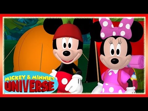 Mickey & Minnie's Universe: Mickey Mouse Camping Trip Game - Disney Junior Games For Kids