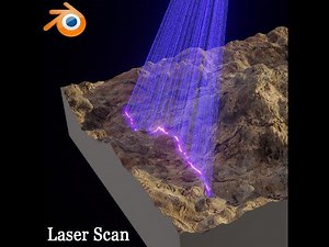 Blender tutorial | How to make laser scan effect