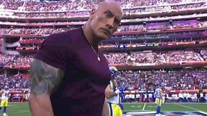 The crowd went CRAZY as The Rock kicked off the NFL season with his signature entry