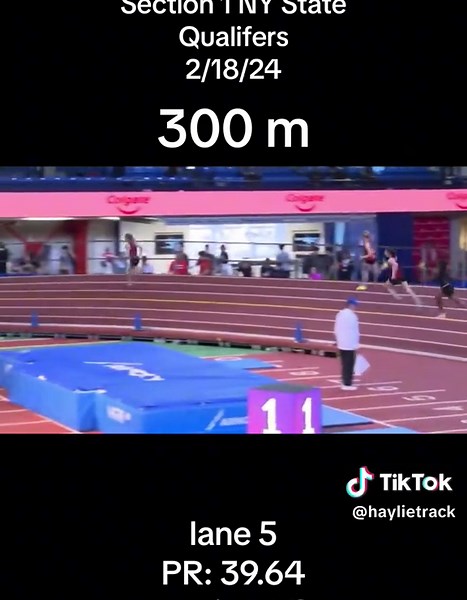 next states 3/2/24 #track #pr #trackandfield #states #indoorstatechampionships #fyp #running #sprinter #armory #300m #Newyorktrack #indoortrack #trackseason #shorttrack