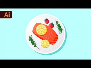 Adobe Illustrator Tutorial - Sketch to Vector Food