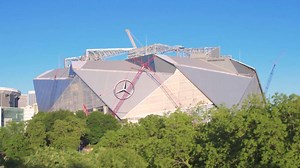 New fly-through video = 👌#MBStadium | Mercedes-Benz Stadium
