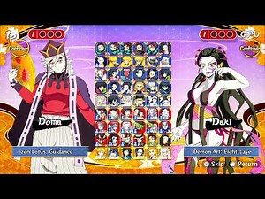 Demon Slayer Hinokami Chronicles 2 - All Characters & Costumes Showcase (Full Roster All DLC)