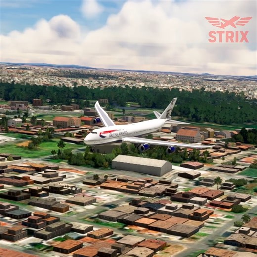 Dangerous Landing Moment!! Boeing 747 at San Francisco Airport! | STRIX