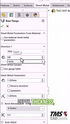 SOLIDWORKS SHEET METAL HACK🤯 Base Flange Tool
