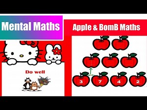 Apple & BomB Mental Maths Vol - 2 | Mental Maths Tricks for Fast Calculation | Maths Activity - Videos For Kids