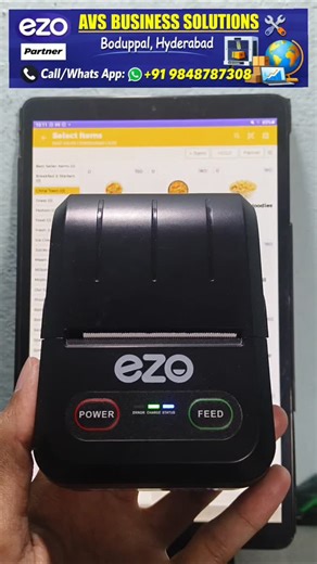 EZO Billing Machine Telugu on Instagram: "EZO Super Fast & Super Easy Billing Machine for All Retail Businesses Looking for a smart EZO billing solution for your shop, hotel, restaurant or supermarket? Introducing the EZO Billing Machine — a powerful EZO device with inbuilt thermal printer + billing software that helps you generate professional EZO bills in just 2 clicks and save time every day ⏱️ ✅ Perfect for: • Kirana Store • Restaurant & Cafe • Bakery • Medical Shop / Pharmacy • Supermarket 