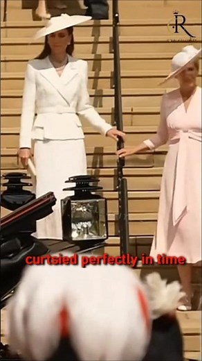 Princess Kate and Duchess Sophie's perfectly sync curtsey #katemiddleton #royalfamily