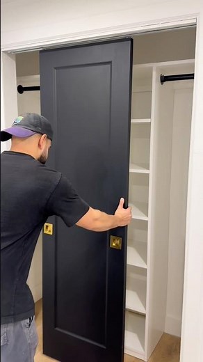 Small closet install #diy #process #install