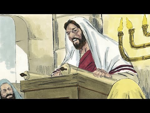 Bible Story, "Jesus' Mission," Luke 4:16-21