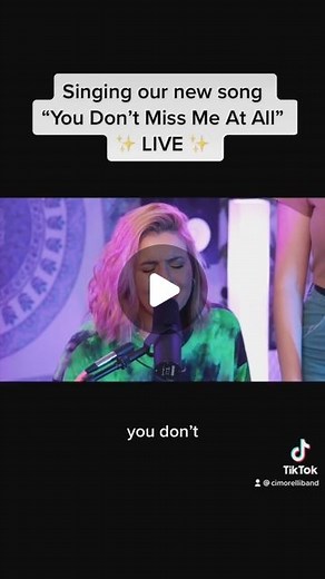 Cimorelli on Instagram: "We sang our new song “You Dont Miss Me At All” live on our youtube!! Watch the full video on our youtube!! Link in bio "