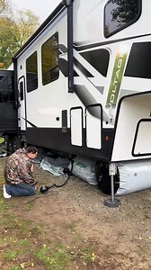 In my opinion, AirSkirts are the best option for winter RV skirting! | The Everywhere Family