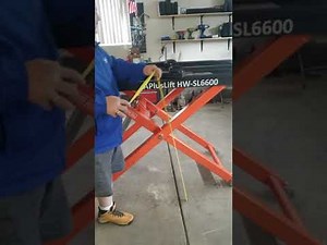 Aplus scissor lift HW6600 follow up review