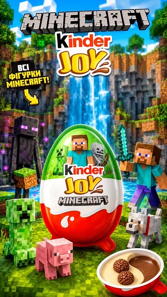 🎮 Kinder Joy Minecraft — opening the new collection! #kinder #unboxing #unboxing