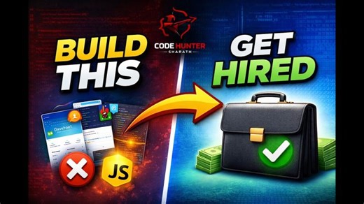 Stop Watching Tutorials! Build These 10 JavaScript Projects to Get Hired | Code Hunter Sharath
