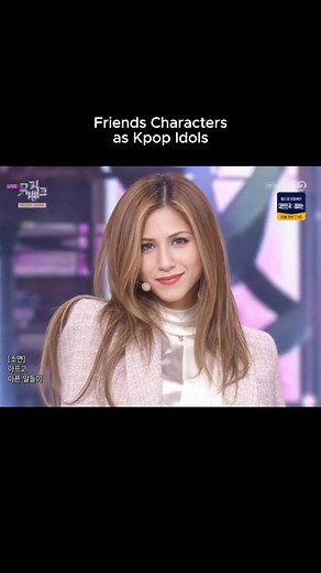 Rachel Green, Monica Geller, Phoebe Buffay, Joey Tribbiani, Chandler Bing and Ross Geller! Friends Characters as Kpop Idols! You can create your own version with