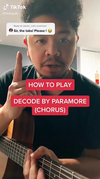Paramore Decode Guitar Tutorial