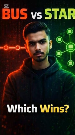 Bus vs Star Topology 🔥 Which Network Design Wins? (60 Sec Explained)