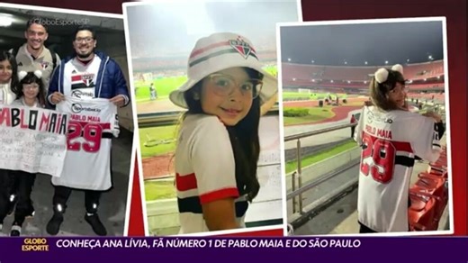 Conheça Ana Lívia, a fã número 1 de Pablo Maia e torcedora do São Paulo