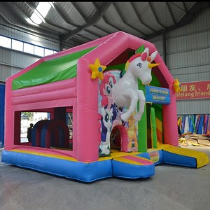 [Hot Item] Popular Exciting Small Bounce House Combo Bounce House Castle for Children Funfair