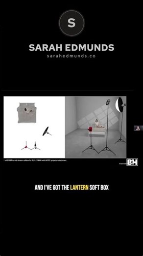 Streaming window light effect with Godox AK R21 + lantern