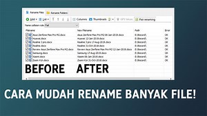 Cara Rename Banyak File / Folder Sekaligus Pada OS Windows 10! - TeknosID