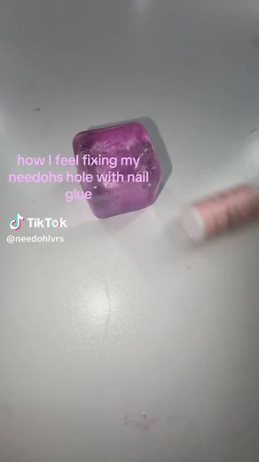 Fixing Needoh's Hole with Nail Glue: A DIY Guide