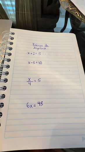 Aprende Álgebra Básica: Despejando la x