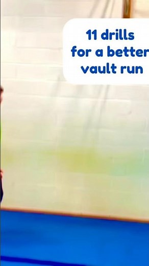 11 drills for a better vault run (More tips in description) #gymnasticsdrills