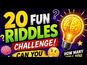 🧠 20 Fun Riddles Challenge! 🤔 | Can You Solve Them All? #loonyreel