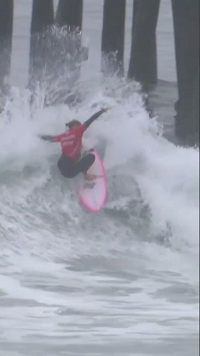 two-time Super Girl Surf Pro champ Alyssa Spencer makes her 2025 statement with a 16.50 heat total!