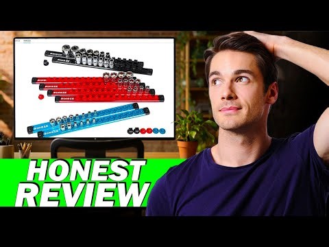 8pcs Magnetic Socket Holder Organizer Set honest overview for garage and toolbox use